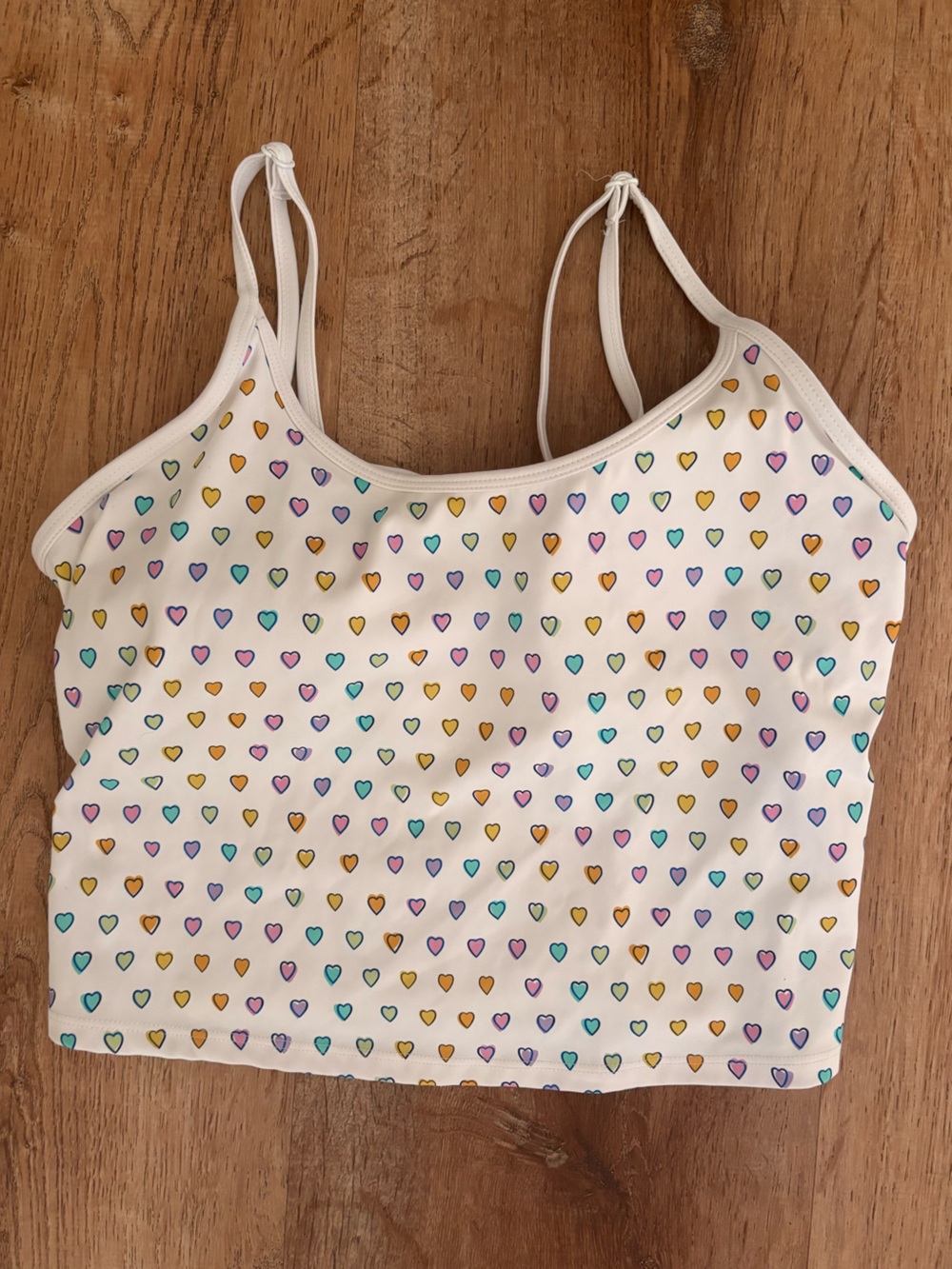 Roller Rabbit White Strappy Heart-Accent Tank